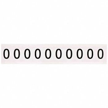 BRADY Number Label 1-1/2 H 1-1/6 W PK10, 20TD30