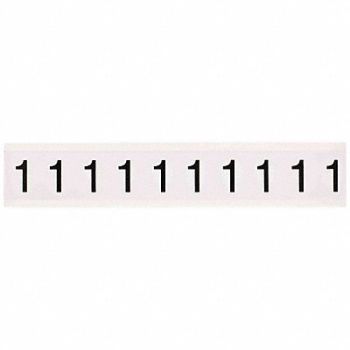 BRADY Number Label 1-1/2 H 1-1/6 W PK10, 20TD31