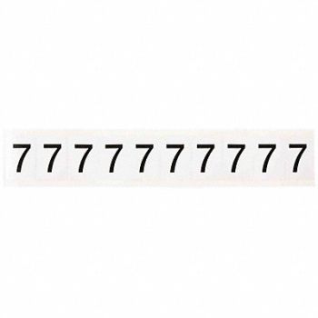 BRADY Number Label 1-1/2 H 1-1/6 W PK10, 20TD36