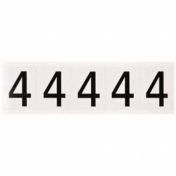 BRADY Number Label 2-1/4 H 1-13/16 W PK5, 20TD43