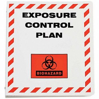 BRADY Binder Exposure Control Plan Polyethylne, 20TH14