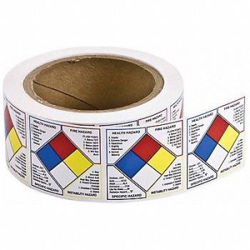 BRADY Right-to-Know Label 2 H 2 W PK500, 20TH21