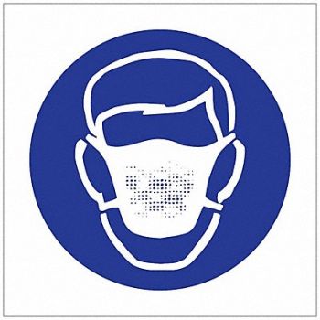 BRADY Right-to-Know Label 1-1/2 H 1-1/2 W PK9, 20TH34