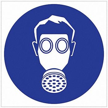 BRADY Right-to-Know Label 2-1/4 H 2-1/4 W PK4, 20TH37