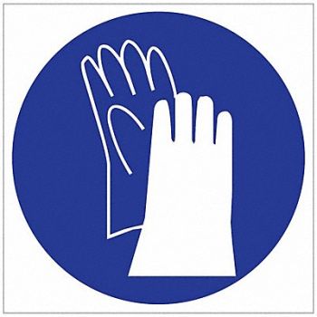 BRADY Right-to-Know Label 2-1/4 H 2-1/4 W PK4, 20TH40