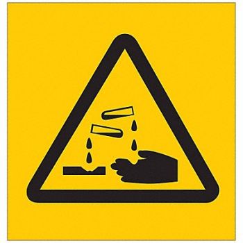 BRADY Right-to-Know Label 1-1/2 H 1-1/2 W PK9, 20TH52