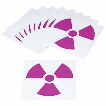 BRADY NFPA Placard 6inHx6inW Stckng Vinyl PK10, 20TJ08