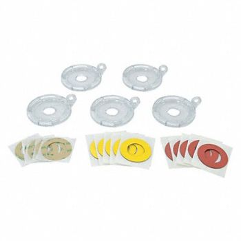 BRADY Push Button Lockout Base 16mm Plastc PK5, 20TJ58
