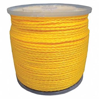 GRAINGER APPROVED Rope 1/4 in x 1000 ft Braided, 20TL63