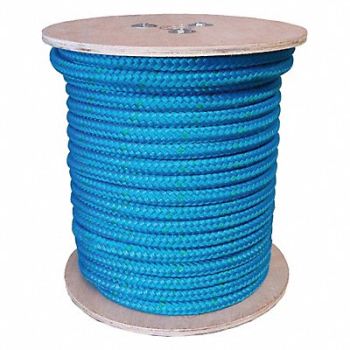 GRAINGER APPROVED Rigging Line Rope 1/2 in x 150 ft Double, 20TL65