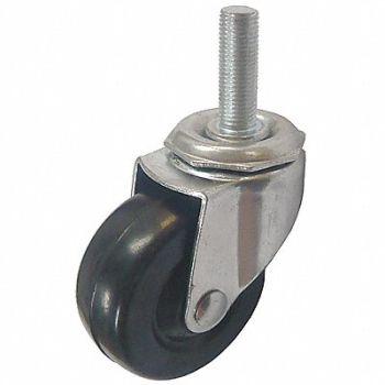 GRAINGER APPROVED NSF-Listed Sanitary Threaded Stem Caster, 20TM12