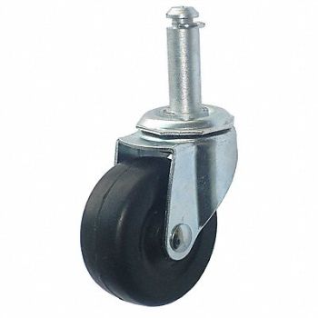 GRAINGER APPROVED NSF Sanitary Friction-Ring Stem Caster, 20TM13