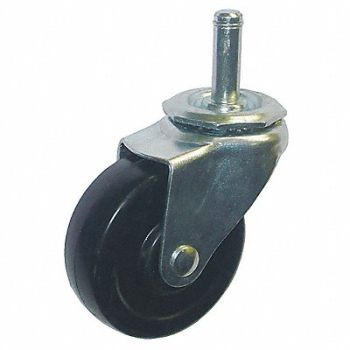 GRAINGER APPROVED NSF Sanitary Friction-Ring Stem Caster, 20TM14