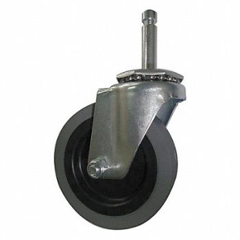 GRAINGER APPROVED Gen Purpose Friction-Ring Stem Caster, 20TM18