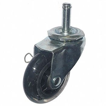 GRAINGER APPROVED NSF Sanitary Friction-Ring Stem Caster, 20TM19