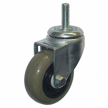 GRAINGER APPROVED NSF-Listed Sanitary Threaded Stem Caster, 20TM21