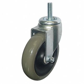 GRAINGER APPROVED NSF-Listed Sanitary Threaded Stem Caster, 20TM27
