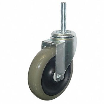 GRAINGER APPROVED NSF-Listed Sanitary Threaded Stem Caster, 20TM28