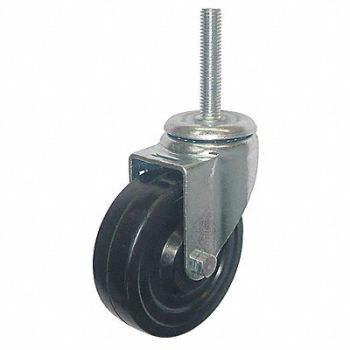 GRAINGER APPROVED NSF-Listed Sanitary Threaded Stem Caster, 20TM33