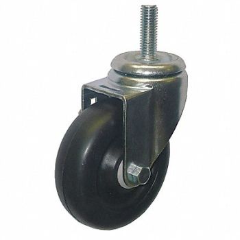 GRAINGER APPROVED NSF-Listed Sanitary Threaded Stem Caster, 20TM36
