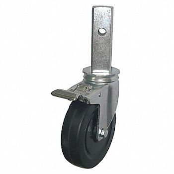 GRAINGER APPROVED Bolt-In Stem Caster with Square Stems 5, 20TM40