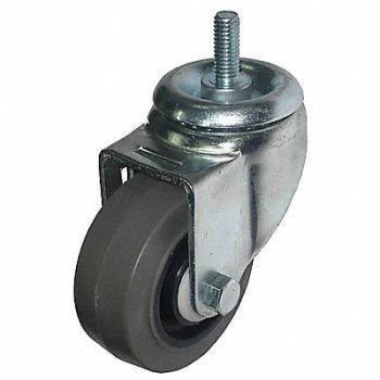 GRAINGER APPROVED NSF-Listed Sanitary Threaded Stem Caster, 20TM55