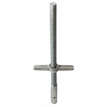 METALTECH Scaffold Leveling Jack Steel Zinc Plated, 20TN24