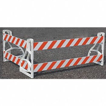 GRAINGER APPROVED Barricade Leg ADA Complnt Polyethln 36In, 20TP11