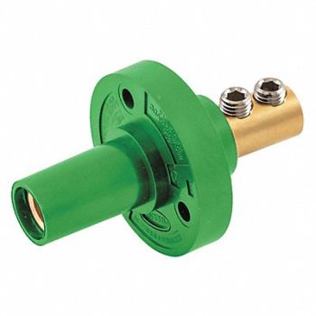 HUBBELL Receptacle Grn Female 8-2 Taper, 20TP76