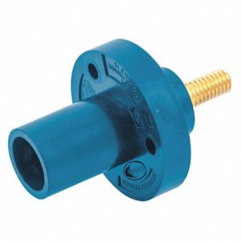 HUBBELL Receptacle Stud Blu 150AC/DC Male, 20TP80