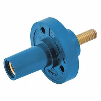 HUBBELL Receptacle Stud Blu Taper Female, 20TP85