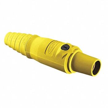 HUBBELL Connector 3R 4X 12 Single Pin Yellow, 20TR51