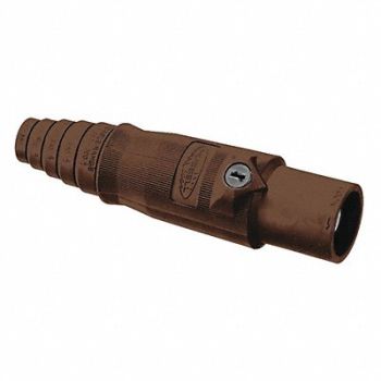 HUBBELL Connectr 3R 4X 12 Male Brwn 2/0 to 4/0, 20TR55