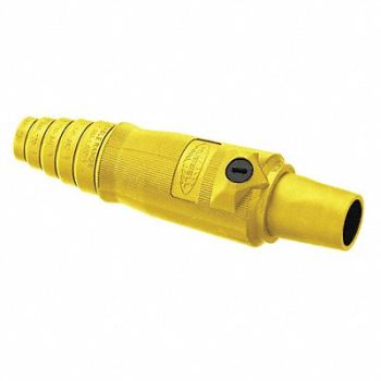 HUBBELL Connector 3R 4X 12 Female Ylw 2/0 to 4/0, 20TR57