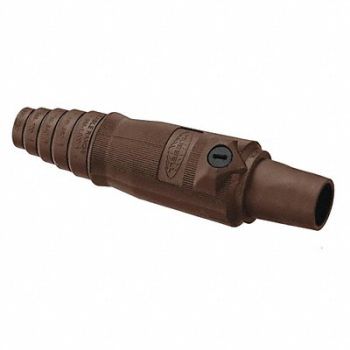 HUBBELL Connectr 3R 4X 12 Female Brwn 2/0 to 4/0, 20TR58