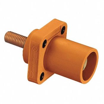 HUBBELL Receptacle 4-4/0 Male Org Stud Taper, 20TR62