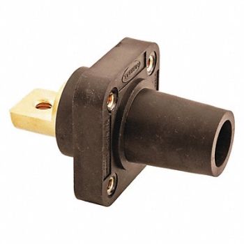 HUBBELL Receptacle Brwn Female Taper Nose, 20TR79