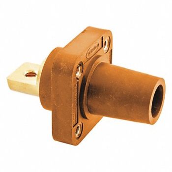 HUBBELL Receptacle Taper Nose Org Female Ser 16, 20TR81