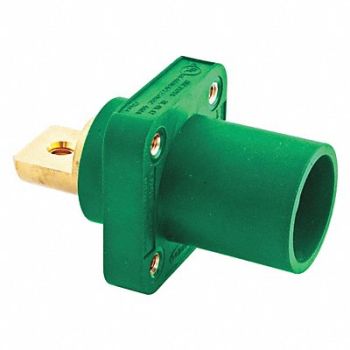 HUBBELL Receptacle Grn Male Taper Nose Ser 16, 20TR88