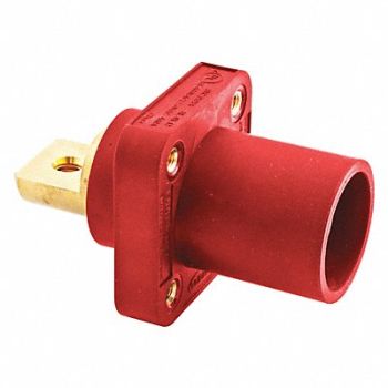 HUBBELL Receptacle Double Set Red Male, 20TR90