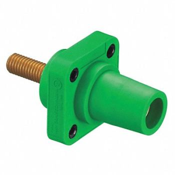 HUBBELL Receptacle GrnFemale Stud.Taper Nose, 20TR96