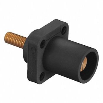 HUBBELL Receptacle Brwn Taper Nose Male Stud, 20TT04