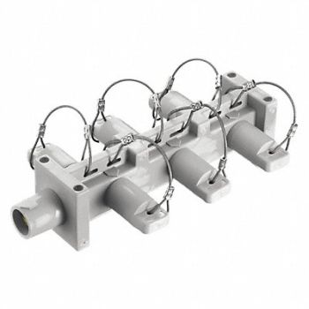 HUBBELL Distribution Block 600VAC/250VDC Taper, 20TT20