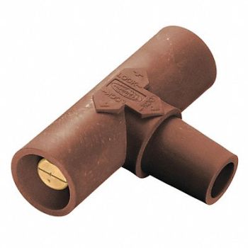 HUBBELL Paralleling Tee Brn Female-Male-Male, 20TT89