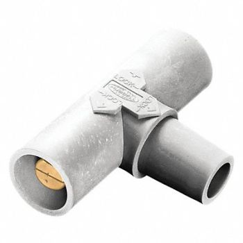 HUBBELL Paralleling Tee Wht Female-Male-Male, 20TT93