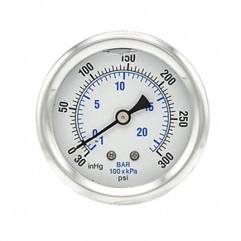 PIC GAUGES Compound Gauge 1/4 in NPT 2-1/2 in, 20TW34