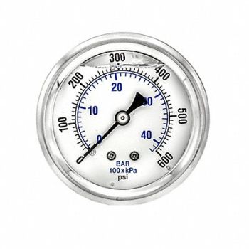 PIC GAUGES Pressure Gauge 1/4 in NPT 2-1/2 in, 20TW40