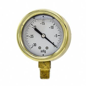 PIC GAUGES Vacuum Gauge 1/4 in NPT 2-1/2 in, 20TY07