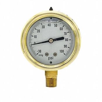 PIC GAUGES Compound Gauge 1/4 in NPT 2-1/2 in, 20TY11
