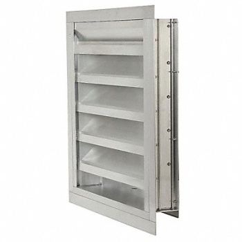 DAYTON Intake Louver Fixed Drainable 30H x 60W, 20UA81